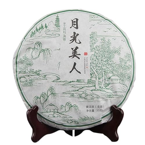 357g Puerh Tee Mondlicht China Original Pu'er Tee Guter Tee Natürlicher Bio Puerh -Tee Grünes Essen ohne Zusatzstoffe von Generic