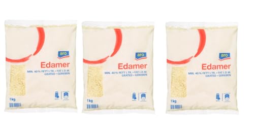 3xEdamer gerieben 40% Fett - 1 kg Packung 3xEdamer gerieben 40% Fett - 1 kg Packung von Generic