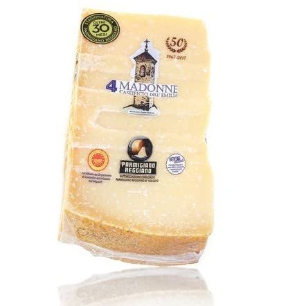4 Madonne Parmigiano Reggiano DOP, mindestens 30 Monate gereift, ca. 1000 Gramm Parmesan Käse von Generic