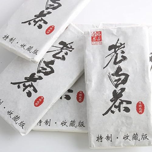 500g Fuding Weißer Tee Shou Mei Schokoladentee Brick Alpine Sun Date Duftender Tee von Generic