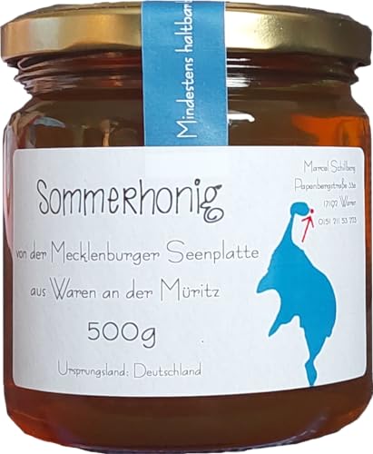 500g deutscher Honig von der Mecklenburger Seenplatte aus Waren an der Müritz (Sommerhonig flüssig) von Generic
