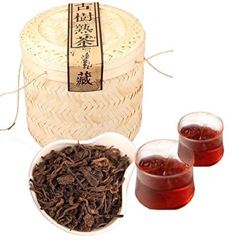 800g Pu'er Kochte Tee im Bambuskorb China Original Puerh Tee Guter Tee Natürlicher Bio Pu'er Tee Grünes Essen ohne Zusatzstoffe Puerh Tee von Generic