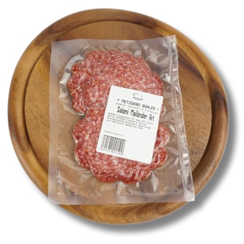 90g Salami Mailänder Art perfekt fürs Vesper & als Snack | Metzgerei Bühler von Generic