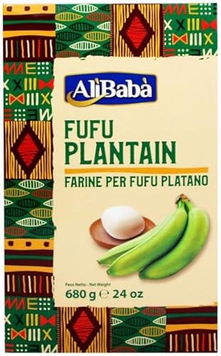 ALIBABA– FUFU PLANTAIN 680g – BANANEN MEHL - Premium Qualität von Generic