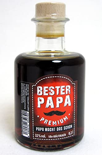 Apotheker Kräuterlikör in Glasflasche"Bester Papa", 32% vol. 0,2l von Generic