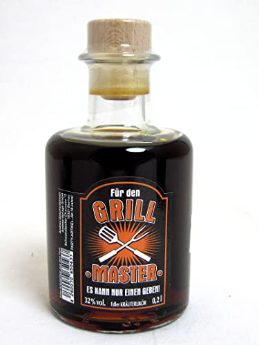 Apotheker Kräuterlikör in Glasflasche"Für den Grill-Master", 32% vol. 0,2l von Generic