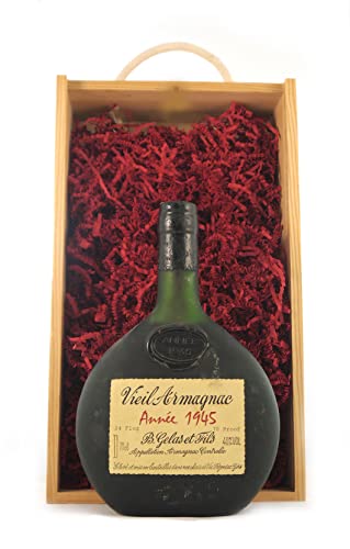 B Gelas et Fils Vieil Armagnac 1945 in einer Geschenkbox, 1 x 700ml von Generic