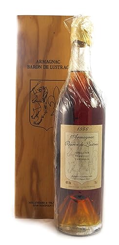 Baron de Lustrac Vintage Armagnac 1956 (70cl) (Original box) in einer Geschenkbox, 1 x 700ml von Generic
