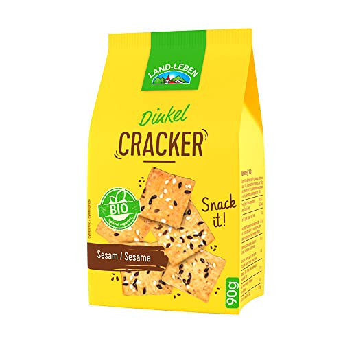 Bio LAND-LEBEN Dinkel Cracker Sesam 90g von Generic