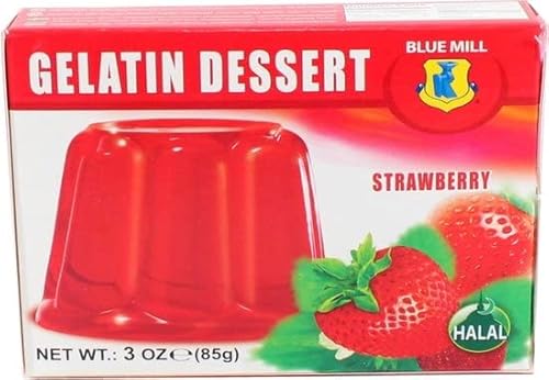 Blue Mill Jelly Erdbeeregeschmack 3 x 85 Gramm (Halal) (Gelee) von Generic