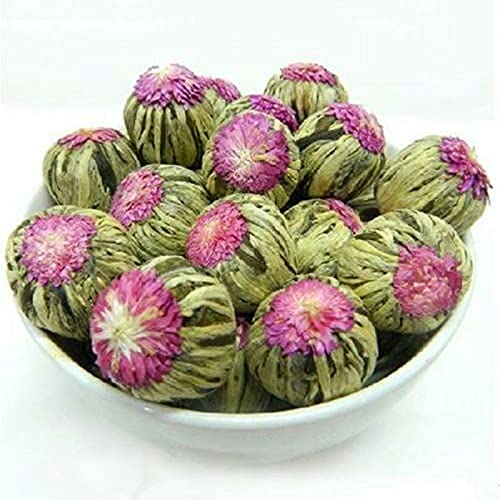 Blumenball Jasmin Kräutertee China Original Dufttee Guter Tee Natürlicher Bio-Blumentee Grünes Essen ohne Zusatzstoffe Fruchtee (1PC) von Generic