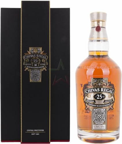 CHIVAS REGAL 25 Years Old Original Legend Blended Scotch Whisky - 40% Vol. 700 ml von Generic