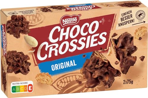 CHOCO CROSSIES Original 150g, Schokocrossis, Choco Crossis krosse Flakes und knackige Mandeln, umhüllt von zartschmelzender Milchschokolade von Generic