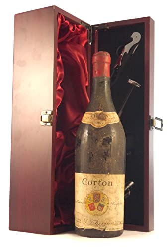 Corton 1959 J Thorin (Red wine) in einer mit Seide ausgestatetten Geschenkbox, da zu 4 Weinaccessoires, 1 x 700ml von Generic