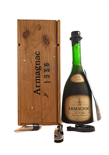 Domaine de Cassanel Armagnac 1936 (Original Box) in einer Geschenkbox, da zu 3 Weinaccessoires, 1 x 750ml von Generic