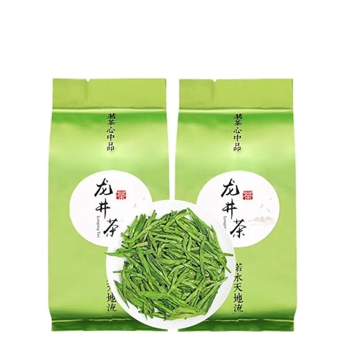 Dragon Well Grüner Tee Xihu Longjing Chinesischer Grüntee 100g/Beutel (100g*4) von Generic