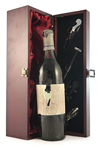 Eau de Vie Du Roy Cognac 1863 A Decroix & Co. (70cl) in einer mit Seide ausgestatetten Geschenkbox, da zu 4 Weinaccessoires, 1 x 700ml von Generic