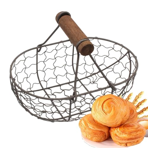 Eierkorb, Obstkorb | Picknick-Aufbewahrungskorb bietet Platz für 12 Eier, unerschütterliche Stärke, Bauernhaus-Design für Esszimmer, Küche Eierkorb, Obstkorb | Picknick-Aufbewahrungskorb bietet Platz für 12 Eier, unerschütterliche Stärke, Bauernhaus-Design für Esszimmer, Küche von Generic