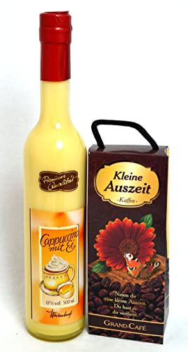 Eierlikör Amaretto 500 ml mit Kaffee Präsentset von Generic