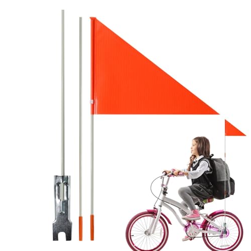 Fahrrad-Sicherheitsflagge – Dirt-Bikes-Sicherheitsflagge, Sicherheitsfahrrad-Flagge | Warnung Go Cart, Wasserabweisende Sicherheitsflagge Mit Stangen, Glasfaserstangen, Wasserdichte Autokolon Fahrrad-Sicherheitsflagge – Dirt-Bikes-Sicherheitsflagge, Sicherheitsfahrrad-Flagge | Warnung Go Cart, Wasserabweisende Sicherheitsflagge Mit Stangen, Glasfaserstangen, Wasserdichte Autokolon von Generic