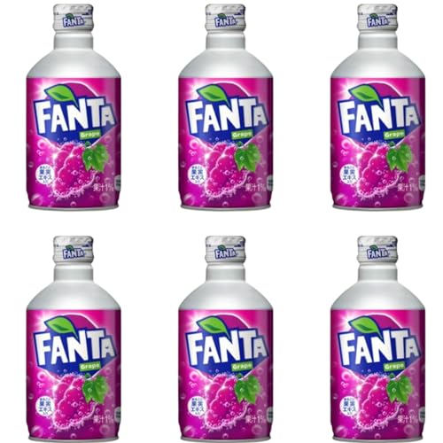 Fanta Grape Traube China Japan Edition 300ml Exotischer Drink Special Edition 6er Pack von Fanta