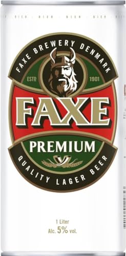 Faxe Dänisches Premium Lager Bier 24 x 1 l Dosenbier Faxe Dänisches Premium Lager Bier 24 x 1 l Dosenbier von Generic