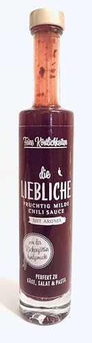 Chili Sauce - handgemacht - Chilli Sauce die Liebliche mit Aronia - Perfekt zu Salat, Pasta und Käse - 100 ml Chili Sauce - handgemacht - Chilli Sauce die Liebliche mit Aronia - Perfekt zu Salat, Pasta und Käse - 100 ml von Generic