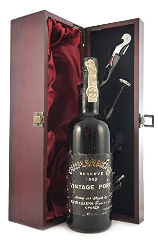 Fonseca Guimaraens Reserve Vintage Port 1965 in einer mit Seide ausgestatetten Geschenkbox, da zu 4 Weinaccessoires, 1 x 750ml Fonseca Guimaraens Reserve Vintage Port 1965 in einer mit Seide ausgestatetten Geschenkbox, da zu 4 Weinaccessoires, 1 x 750ml von Generic