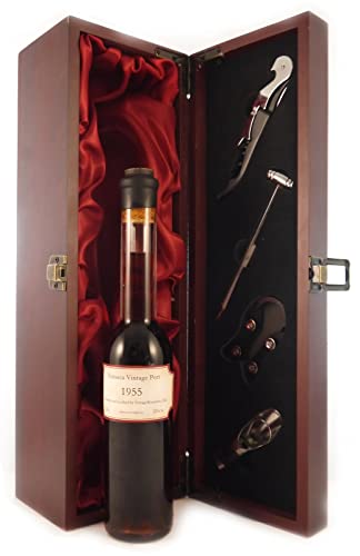 Fonseca Vintage Port 1955 (Decanted Selection) 20cls in einer mit Seide ausgestatetten Geschenkbox, da zu 4 Weinaccessoires, 1 x 200ml von Generic