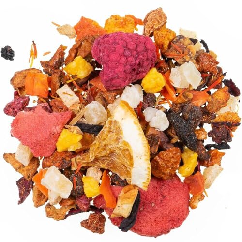 Früchtetee California Kiss - Aromatisierte Mischung mit exotischen Früchten und Beeren - Genussvolle Teepause - Top Qualität (100, Gramm) von Generic