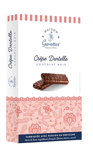 Gavottes Crêpe Dentelles Waffelröllchen mit Zartbitterschokolade 100 g von Generic