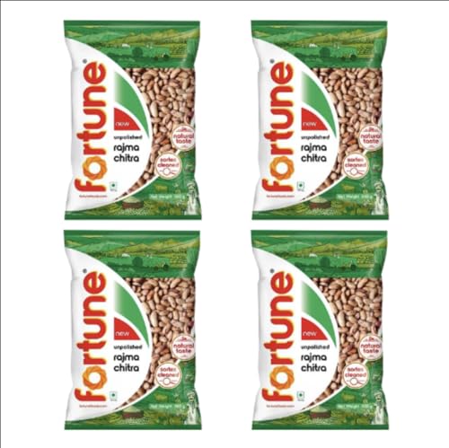 Generic Fortune Linsen (4 x 500g) - Hochwertiges Linsen-Bündel (Rajma Chitra) von Generic