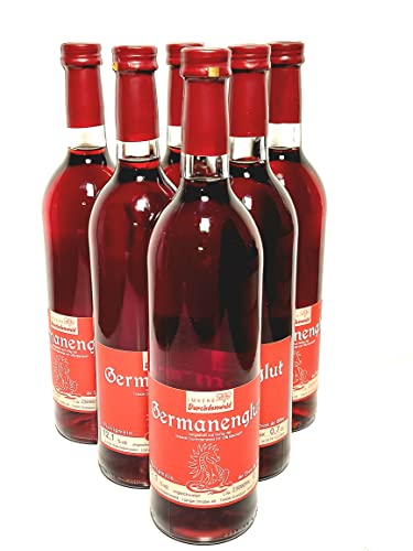 Germanenglut roter deutscher Honigwein, Met 0,7l Flasche ohne Sulfite, fruchtig, Imkerei Durchdenwald (6) von Generic