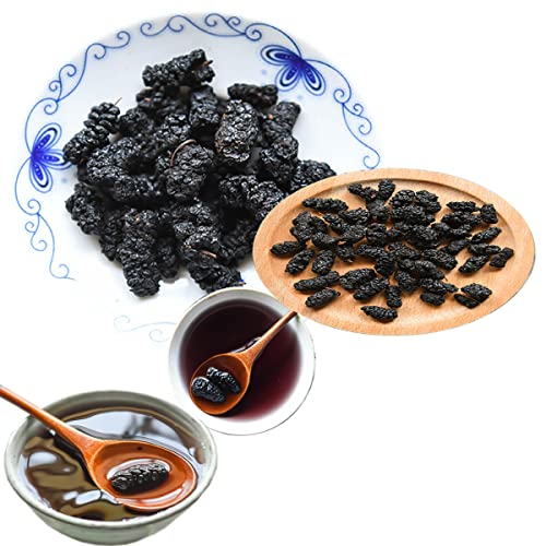 Getrocknete Schwarze Maulbeeren Guter Tee China Original Dufttee Kräutertee Natürlicher Bio-Blumentee Grünes Essen ohne Zusatzstoffe Fruchtee (50g) von Generic