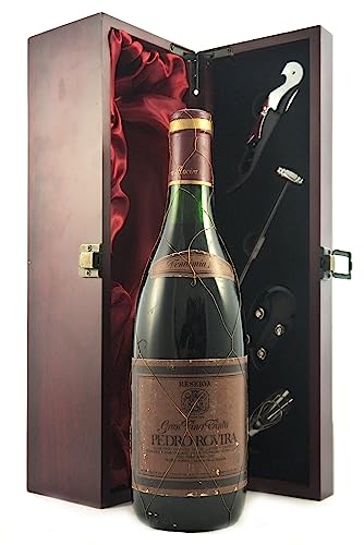 Gran Vino Tinto Reserva 1975 Pedro Rovira (Red wine) in einer mit Seide ausgestatetten Geschenkbox, da zu 4 Weinaccessoires, 1 x 750ml von Generic