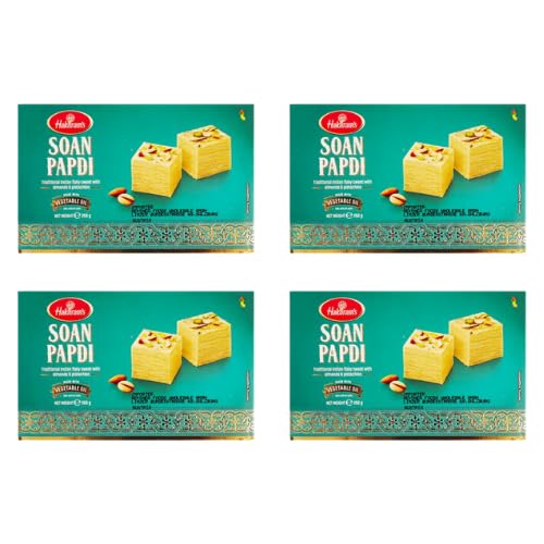 Haldiram's Soan Papdi 4er Pack - 4x250g Indische Süßigkeit Haldiram's Soan Papdi 4er Pack - 4x250g Indische Süßigkeit von Generic