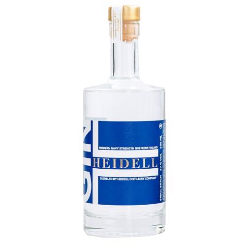 Heidell Gin Navy Strength 0,5L - 57% Vol | Handgefertigter Premium Gin mit 12 Botanicals | Tradition & Meeresbrise Aroma | LSC 2022 Silber & CWSA 2021 Gold Award Gewinner von Generic