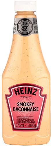 Heinz Smokey Baconnaise Sauce 875 ml Smokey Bacon Geschmack Mayo 6er Pack von HEINZ