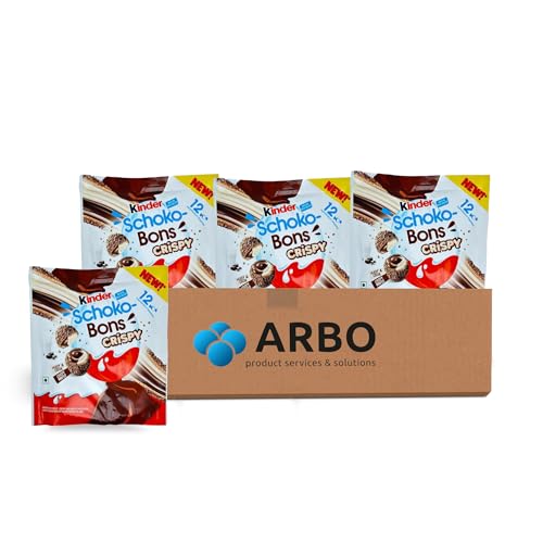 Kinder Schoko Bons Crispy 67g Kinderschokolade mit cremiger Füllung knusprig ummantelt 3er Pack von Generic