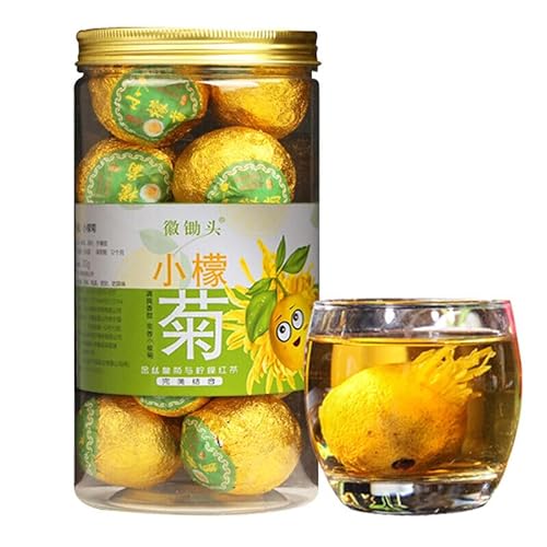 Klein Zitrone Ju Blume Tee Kräutertee China Original Dufttee Guter Tee Natürlicher Bio-Blumentee Grünes Essen ohne Zusatzstoffe Kräutertee (200g*2) von Generic