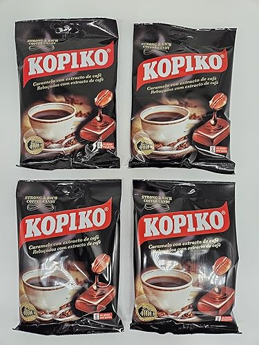 Kopiko Kaffeebonbons | Süßigkeiten | Coffee Candy Classic (4 x 71g) von Generic