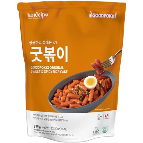 Korecipe Goodpokki Original Geschmack 363g (3 Portion) Sweet & Spicy Korean Food Tteokbokki (Original) von Generic