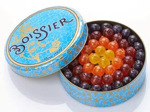 Maison Boissier Maître Confiseur - Bonbons Boule Fruits | Fruit Ball Candies - Süßigkeiten Box verschiedene Leckereien | aus Frankreich - 275gr metall Geschenkbox Maison Boissier Maître Confiseur - Bonbons Boule Fruits | Fruit Ball Candies - Süßigkeiten Box verschiedene Leckereien | aus Frankreich - 275gr metall Geschenkbox von Generic