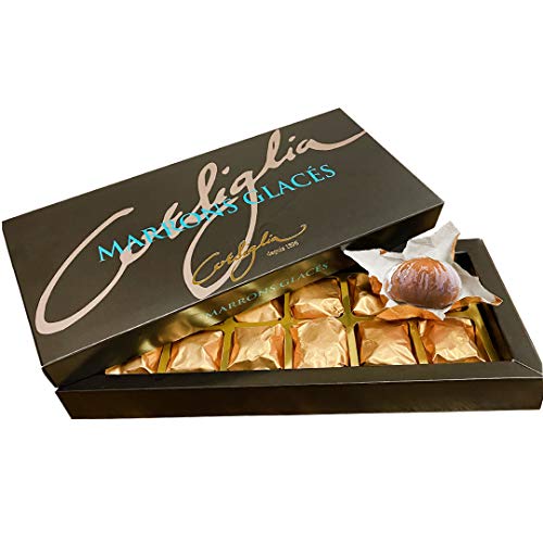 Maison Corsiglia - Prämie Candied Chestnuts/Marrons Glacés aus Aubagne-Frankreich - 12 Stücke - 240gr Karton von Generic