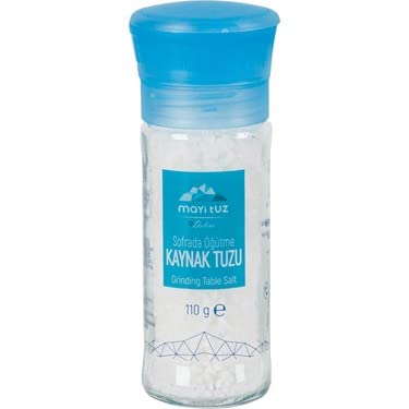 Mayi Salz – Tischmahlzeit Frühlingssalz 110 g Mühle Salzstreuer - Sofrada Öğütme - Mayi Tuz - Bio Salz - Degirmen Tuzluklu von Generic
