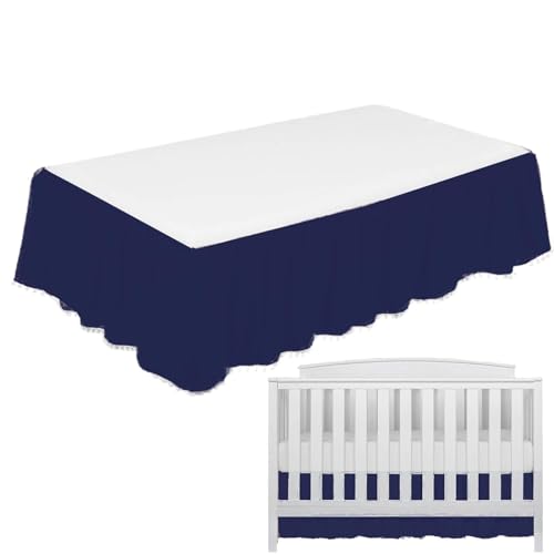 Miniatur-Krippenrock – Kinderbettrock | Kinderbettrock, 71,1 x 132,1 cm, weicher und bequemer Stoff, Zubehör für Kleinkinderschlafzimmer für gemütlichen und angenehmen Schlaf Miniatur-Krippenrock – Kinderbettrock | Kinderbettrock, 71,1 x 132,1 cm, weicher und bequemer Stoff, Zubehör für Kleinkinderschlafzimmer für gemütlichen und angenehmen Schlaf von Generic