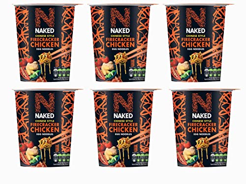 Naked Nudel chinesischer Stil Firecracker Huhn, 78 ml, 6 Stück von Generic