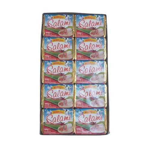 Nordgut Kaeseblock Salami 10 x 100g (gekühlter Versand) von Generic