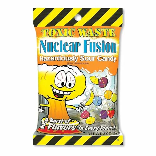 Nuclear Fusion Hazardously Sour Candy Toxic Waste Bag (2 Supplied) von Generic