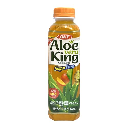 OKF Sugar Free Aloe-Vera King Getränk 500ml MANGO Geschmack, Aloe Vera Drink inkl. €0,25 Einwegpfand von Generic